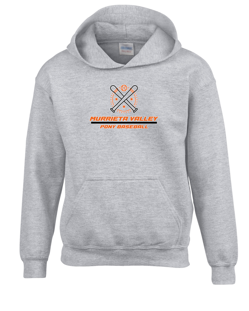 Murrieta Valley Pony Baseball Split - Cotton Hoodie