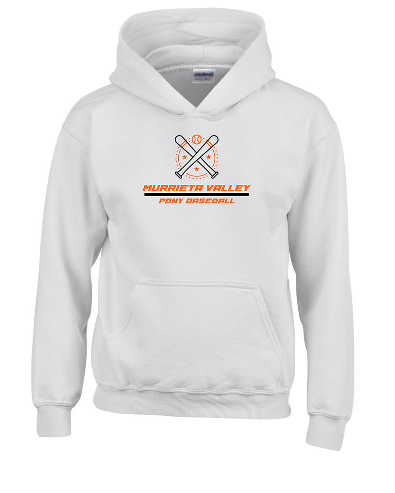 Murrieta Valley Pony Baseball Split - Cotton Hoodie