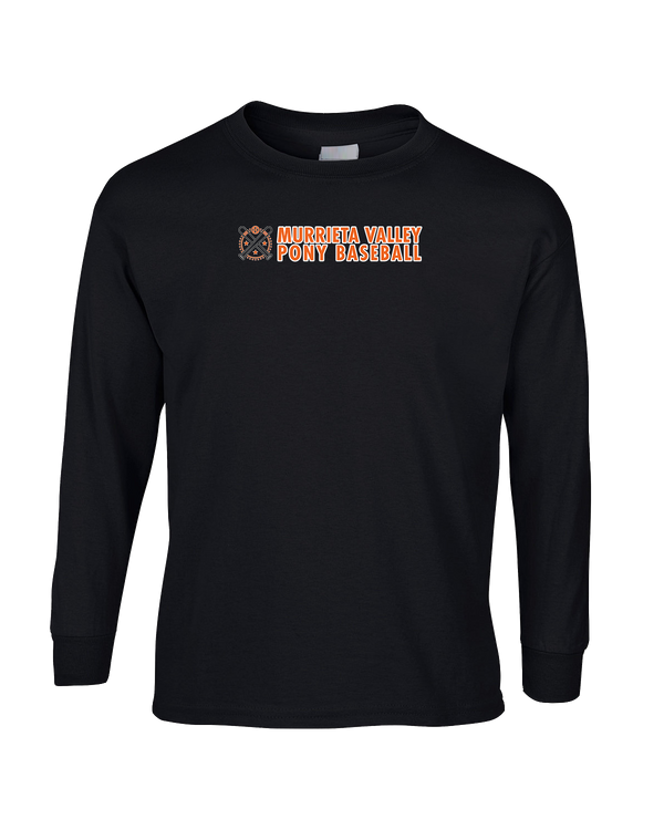 Murrieta Valley Pony Baseball Basic - Mens Cotton Long Sleeve