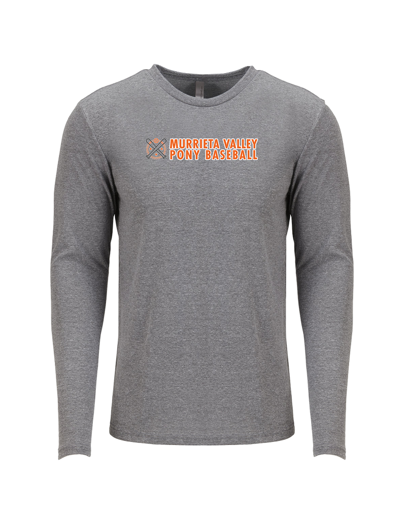 Murrieta Valley Pony Baseball Basic - Tri Blend Long Sleeve