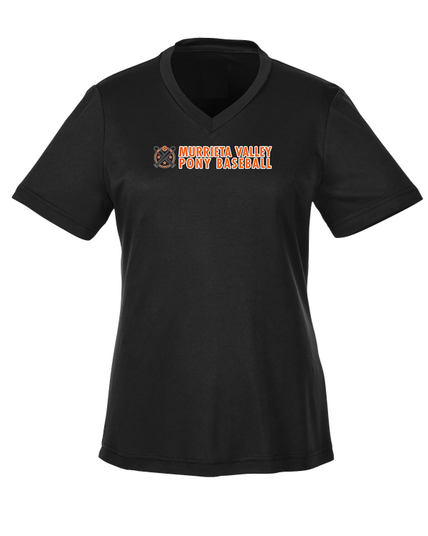 Murrieta Valley Pony Baseball Basic - Womens Performance Shirt