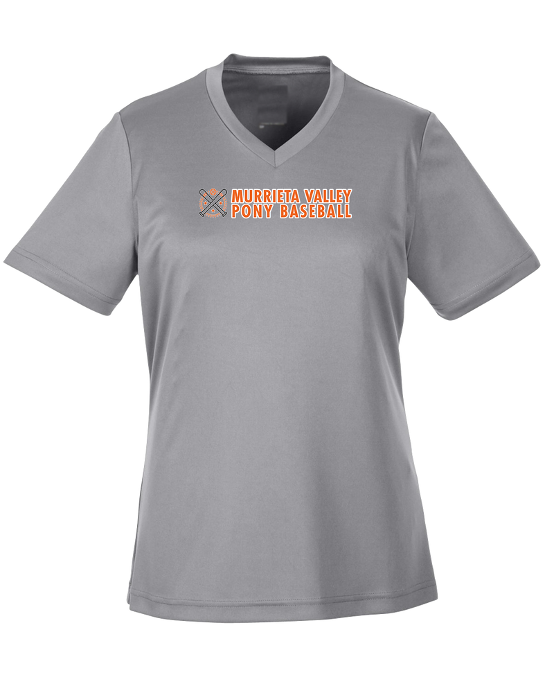 Murrieta Valley Pony Baseball Basic - Womens Performance Shirt