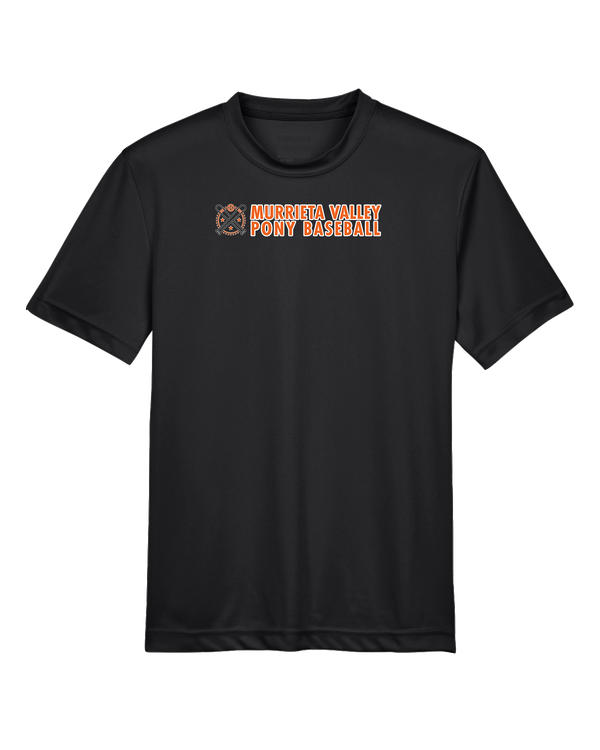 Murrieta Valley Pony Baseball Basic - Youth Performance T-Shirt