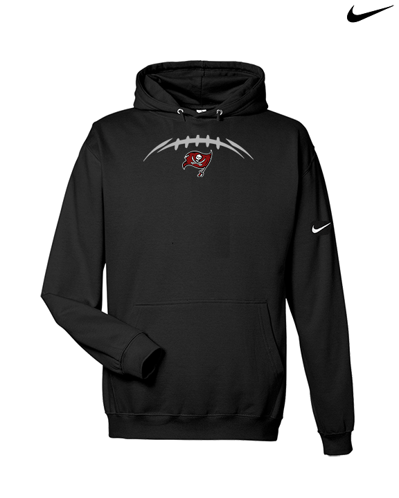 Navarre HS Football Laces - Nike Club Fleece Hoodie