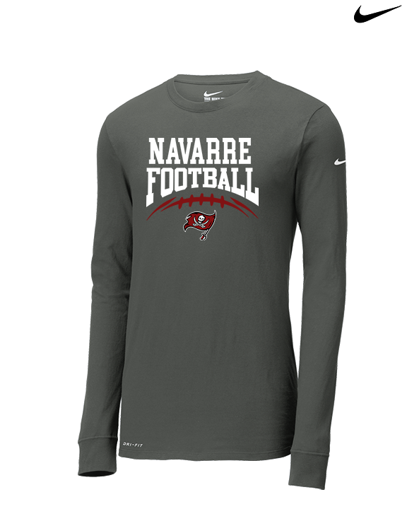 Navarre HS Football School Football - Mens Nike Longsleeve