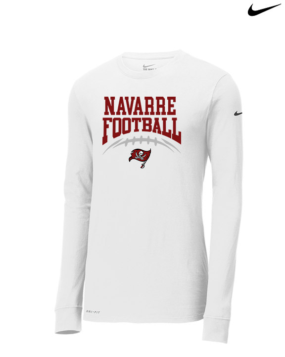 Navarre HS Football School Football - Mens Nike Longsleeve