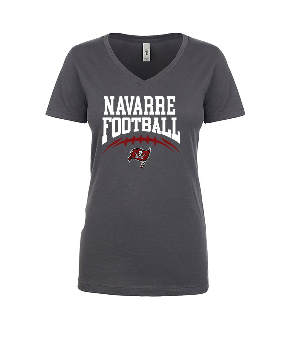 Navarre HS Football School Football - Womens Vneck