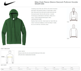 Santa Barbara HS Football Design - Nike Club Fleece Hoodie