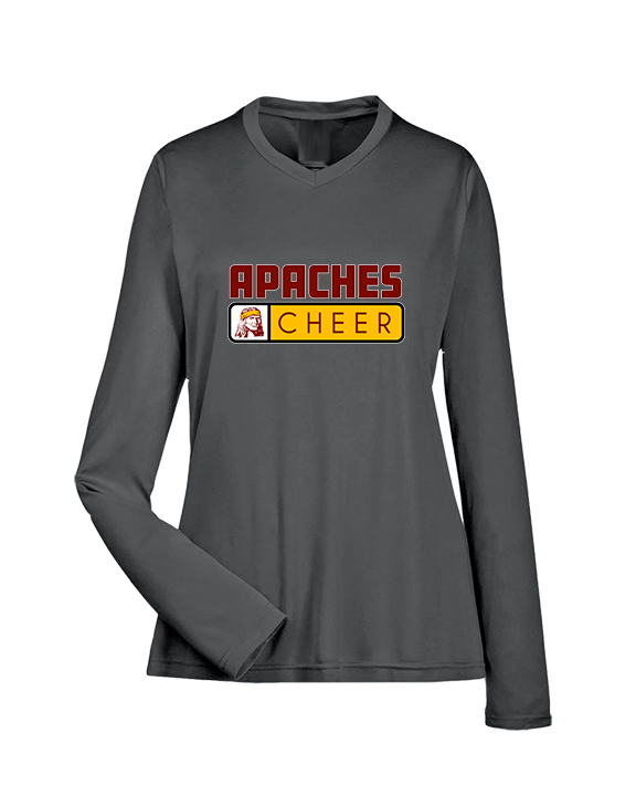 Nogales AZ HS Cheer Pennant - Womens Performance Longsleeve