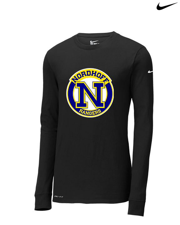 Nordhoff HS Football Additional logo - Mens Nike Longsleeve