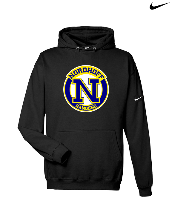 Nordhoff HS Football Additional logo - Nike Club Fleece Hoodie