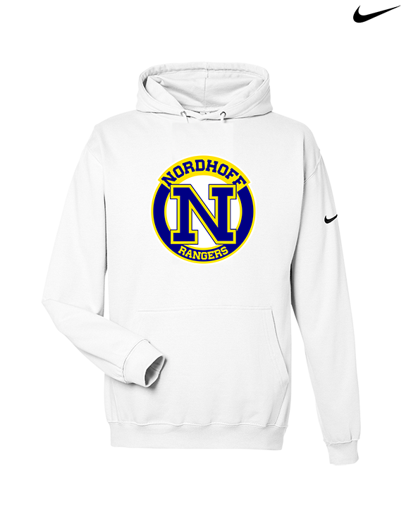 Nordhoff HS Football Additional logo - Nike Club Fleece Hoodie