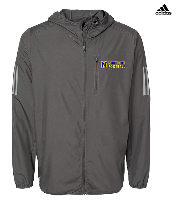 Nordhoff HS Football Basic - Mens Adidas Full Zip Jacket