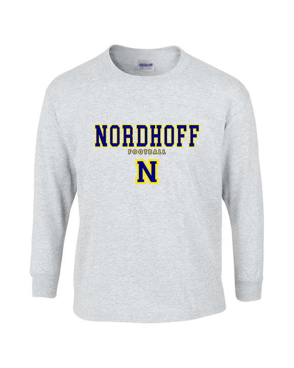 Nordhoff HS Football Block - Cotton Longsleeve