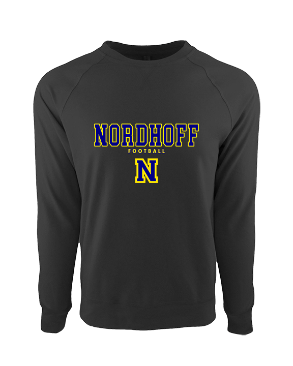 Nordhoff HS Football Block - Crewneck Sweatshirt