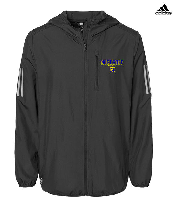 Nordhoff HS Football Block - Mens Adidas Full Zip Jacket