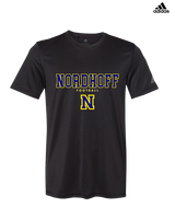 Nordhoff HS Football Block - Mens Adidas Performance Shirt