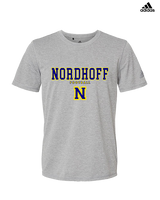 Nordhoff HS Football Block - Mens Adidas Performance Shirt