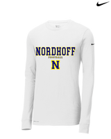 Nordhoff HS Football Block - Mens Nike Longsleeve