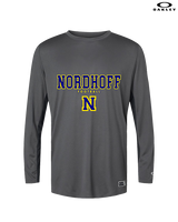 Nordhoff HS Football Block - Mens Oakley Longsleeve