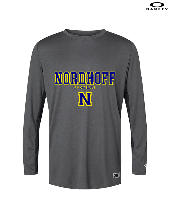 Nordhoff HS Football Block - Mens Oakley Longsleeve