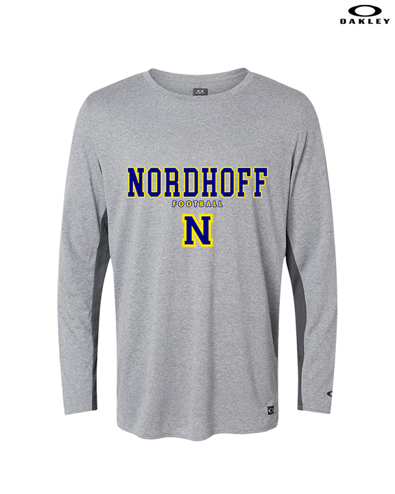 Nordhoff HS Football Block - Mens Oakley Longsleeve