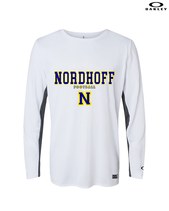 Nordhoff HS Football Block - Mens Oakley Longsleeve