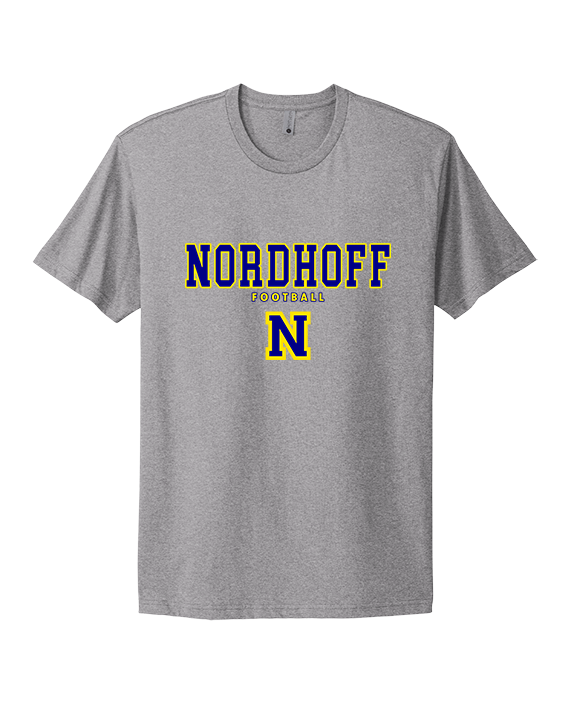 Nordhoff HS Football Block - Mens Select Cotton T-Shirt