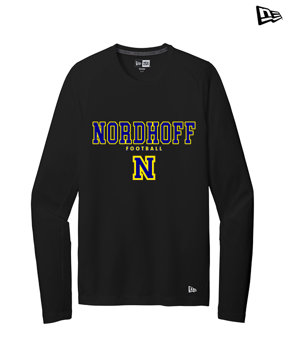 Nordhoff HS Football Block - New Era Performance Long Sleeve