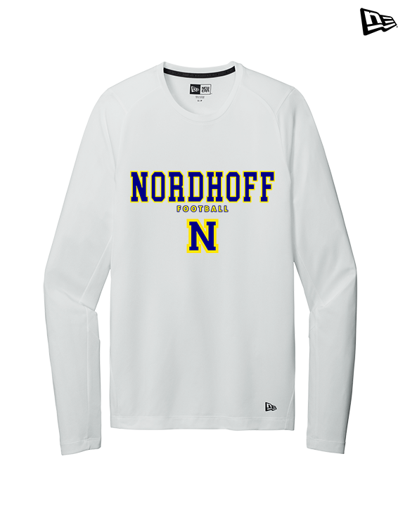 Nordhoff HS Football Block - New Era Performance Long Sleeve