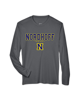 Nordhoff HS Football Block - Performance Longsleeve