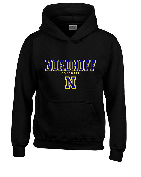 Nordhoff HS Football Block - Unisex Hoodie