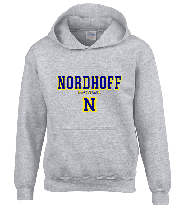 Nordhoff HS Football Block - Unisex Hoodie