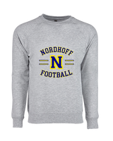 Nordhoff HS Football Curve - Crewneck Sweatshirt