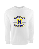 Nordhoff HS Football Curve - Crewneck Sweatshirt