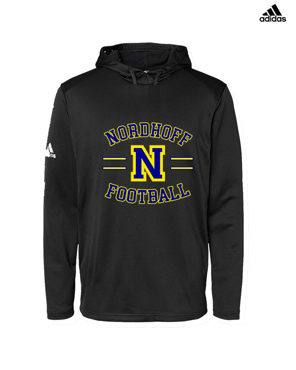 Nordhoff HS Football Curve - Mens Adidas Hoodie