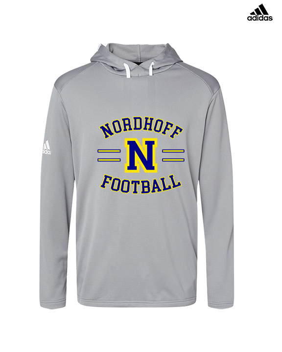 Nordhoff HS Football Curve - Mens Adidas Hoodie