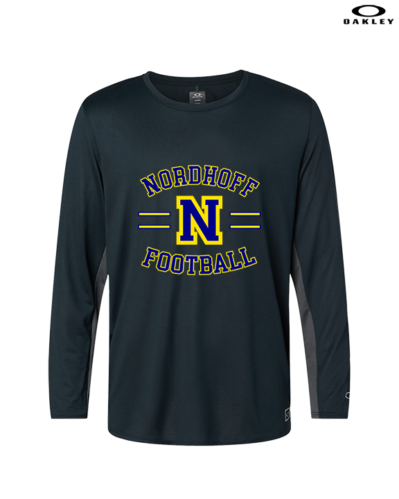 Nordhoff HS Football Curve - Mens Oakley Longsleeve