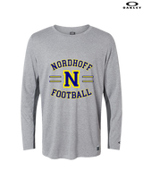 Nordhoff HS Football Curve - Mens Oakley Longsleeve