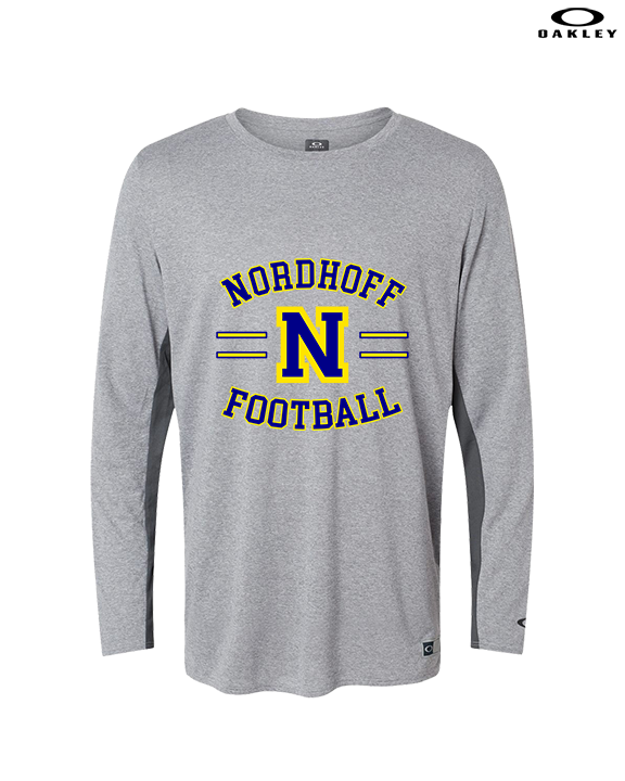 Nordhoff HS Football Curve - Mens Oakley Longsleeve