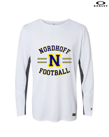 Nordhoff HS Football Curve - Mens Oakley Longsleeve