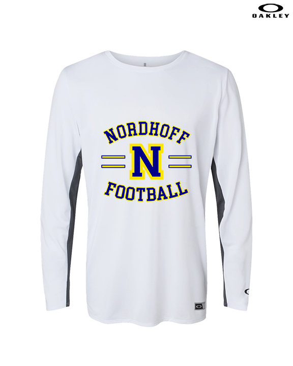 Nordhoff HS Football Curve - Mens Oakley Longsleeve