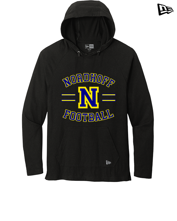 Nordhoff HS Football Curve - New Era Tri-Blend Hoodie