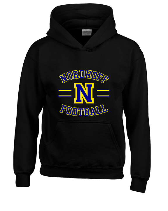 Nordhoff HS Football Curve - Unisex Hoodie