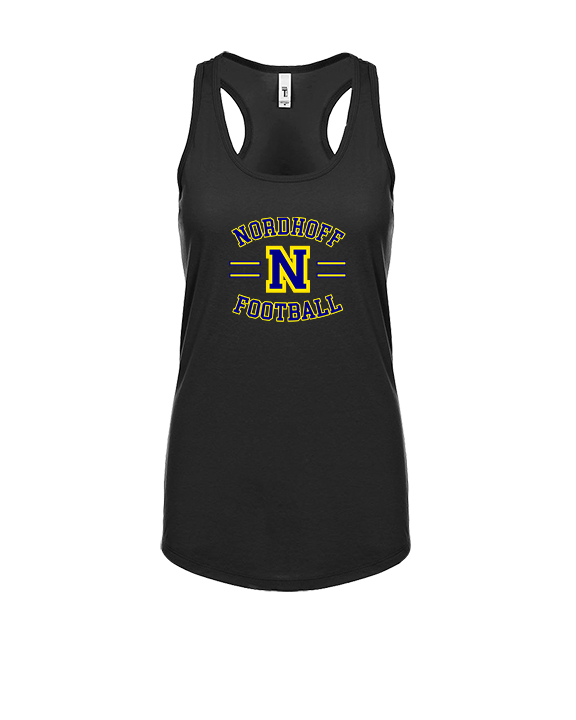 Nordhoff HS Football Curve - Womens Tank Top