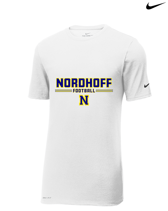 Nordhoff HS Football Keen - Mens Nike Cotton Poly Tee