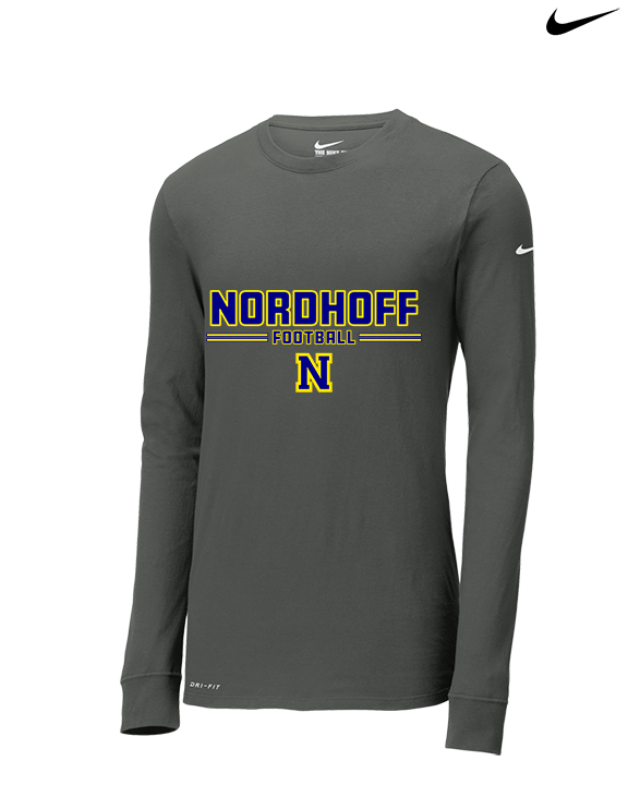 Nordhoff HS Football Keen - Mens Nike Longsleeve