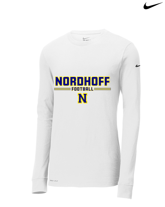 Nordhoff HS Football Keen - Mens Nike Longsleeve