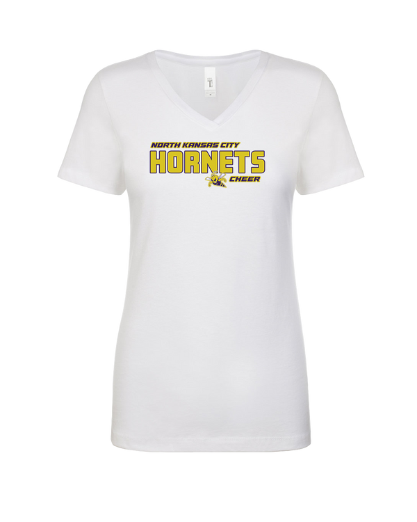 North Kansas City HS Cheer Bold - Womens V-Neck