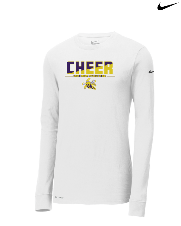 North Kansas City HS Cheer Cut - Nike Dri-Fit Poly Long Sleeve